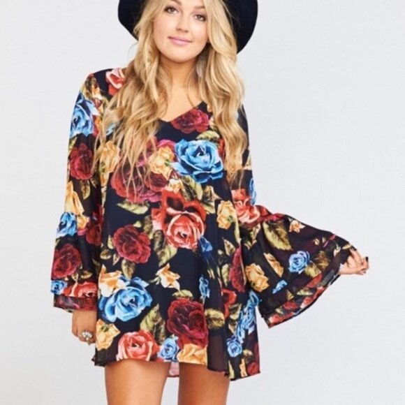 Show Me Your Mumu Nolita Mini Bloom Bloom Dress - Picture 1 of 9